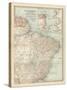 Plate 123. Map of South America-Encyclopaedia Britannica-Stretched Canvas