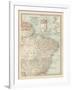 Plate 123. Map of South America-Encyclopaedia Britannica-Framed Art Print