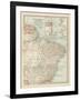 Plate 123. Map of South America-Encyclopaedia Britannica-Framed Art Print