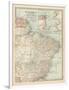 Plate 123. Map of South America-Encyclopaedia Britannica-Framed Art Print