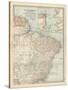 Plate 123. Map of South America-Encyclopaedia Britannica-Stretched Canvas