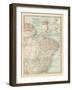 Plate 123. Map of South America-Encyclopaedia Britannica-Framed Art Print