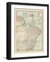 Plate 123. Map of South America-Encyclopaedia Britannica-Framed Art Print