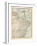 Plate 123. Map of South America-Encyclopaedia Britannica-Framed Art Print