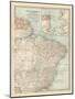 Plate 123. Map of South America-Encyclopaedia Britannica-Mounted Art Print