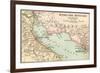 Plate 124. Inset Map of Buenos Aires-Encyclopaedia Britannica-Framed Premium Giclee Print