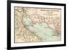 Plate 124. Inset Map of Buenos Aires-Encyclopaedia Britannica-Framed Premium Giclee Print