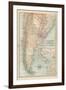 Plate 124. Map of South America-Encyclopaedia Britannica-Framed Art Print