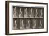 Plate 126. Descending Stairs, 1872-85 (Collotype on Paper)-Eadweard Muybridge-Framed Giclee Print
