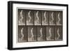 Plate 126. Descending Stairs, 1872-85 (Collotype on Paper)-Eadweard Muybridge-Framed Giclee Print