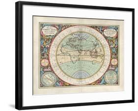 Plate 13 from Harmonia Macrocosmica by Andreas Cellarius-null-Framed Giclee Print