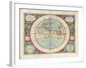 Plate 13 from Harmonia Macrocosmica by Andreas Cellarius-null-Framed Giclee Print