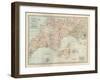 Plate 13. Map of England-Encyclopaedia Britannica-Framed Art Print