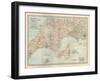 Plate 13. Map of England-Encyclopaedia Britannica-Framed Art Print