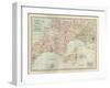 Plate 13. Map of England-Encyclopaedia Britannica-Framed Art Print