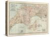 Plate 13. Map of England-Encyclopaedia Britannica-Stretched Canvas