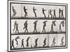 Plate 169. Jumping; over Boy's Back (Leap-Frog), 1885 (Collotype on Paper)-Eadweard Muybridge-Mounted Giclee Print