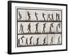 Plate 169. Jumping; over Boy's Back (Leap-Frog), 1885 (Collotype on Paper)-Eadweard Muybridge-Framed Giclee Print