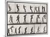 Plate 169. Jumping; over Boy's Back (Leap-Frog), 1885 (Collotype on Paper)-Eadweard Muybridge-Mounted Giclee Print