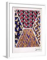 Plate 17, from 'Inspirations', Published Paris, 1930S (Colour Litho)-Gandy-Framed Giclee Print