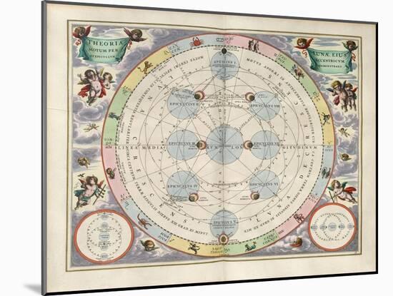 Plate 18 from Harmonia Macrocosmica-Andreas Cellarius-Mounted Giclee Print