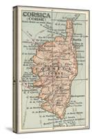 Plate 18. Inset Map of Corsica (Corse). Europe-Encyclopaedia Britannica-Stretched Canvas