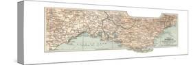 Plate 18. Inset Map of Marseille-Encyclopaedia Britannica-Stretched Canvas