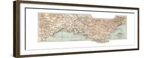 Plate 18. Inset Map of Marseille-Encyclopaedia Britannica-Framed Giclee Print