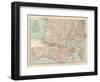 Plate 18. Map of France-Encyclopaedia Britannica-Framed Art Print