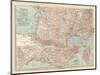 Plate 18. Map of France-Encyclopaedia Britannica-Mounted Art Print