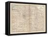 Plate 19. Map of France-Encyclopaedia Britannica-Framed Stretched Canvas