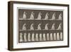 Plate 199. Courtseying, Fan in right Hand, 1885 (Collotype on Paper)-Eadweard Muybridge-Framed Giclee Print