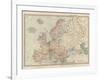 Plate 2. Map of Europe-Encyclopaedia Britannica-Framed Art Print