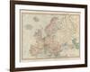 Plate 2. Map of Europe-Encyclopaedia Britannica-Framed Art Print