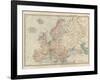 Plate 2. Map of Europe-Encyclopaedia Britannica-Framed Art Print