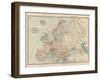 Plate 2. Map of Europe-Encyclopaedia Britannica-Framed Art Print
