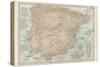 Plate 20. Map of Spain-Encyclopaedia Britannica-Stretched Canvas