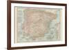 Plate 20. Map of Spain-Encyclopaedia Britannica-Framed Premium Giclee Print