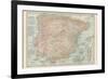 Plate 20. Map of Spain-Encyclopaedia Britannica-Framed Premium Giclee Print