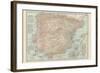 Plate 20. Map of Spain-Encyclopaedia Britannica-Framed Art Print