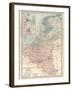 Plate 21. Map of the Netherlands (Holland)-Encyclopaedia Britannica-Framed Art Print