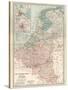 Plate 21. Map of the Netherlands (Holland)-Encyclopaedia Britannica-Stretched Canvas