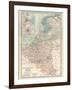 Plate 21. Map of the Netherlands (Holland)-Encyclopaedia Britannica-Framed Art Print