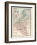 Plate 21. Map of the Netherlands (Holland)-Encyclopaedia Britannica-Framed Art Print
