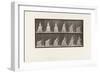 Plate 211.Stooping and Lifting Hand-Kerchief;Parasol in Left Hand, 1885 (Collotype on Paper)-Eadweard Muybridge-Framed Giclee Print
