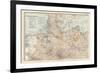 Plate 22. Map of the German Empire-Encyclopaedia Britannica-Framed Premium Giclee Print