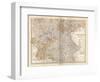 Plate 23. Map of the German Empire-Encyclopaedia Britannica-Framed Art Print