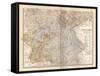 Plate 23. Map of the German Empire-Encyclopaedia Britannica-Framed Stretched Canvas