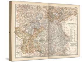 Plate 23. Map of the German Empire-Encyclopaedia Britannica-Stretched Canvas