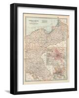 Plate 24. Map of the German Empire-Encyclopaedia Britannica-Framed Art Print